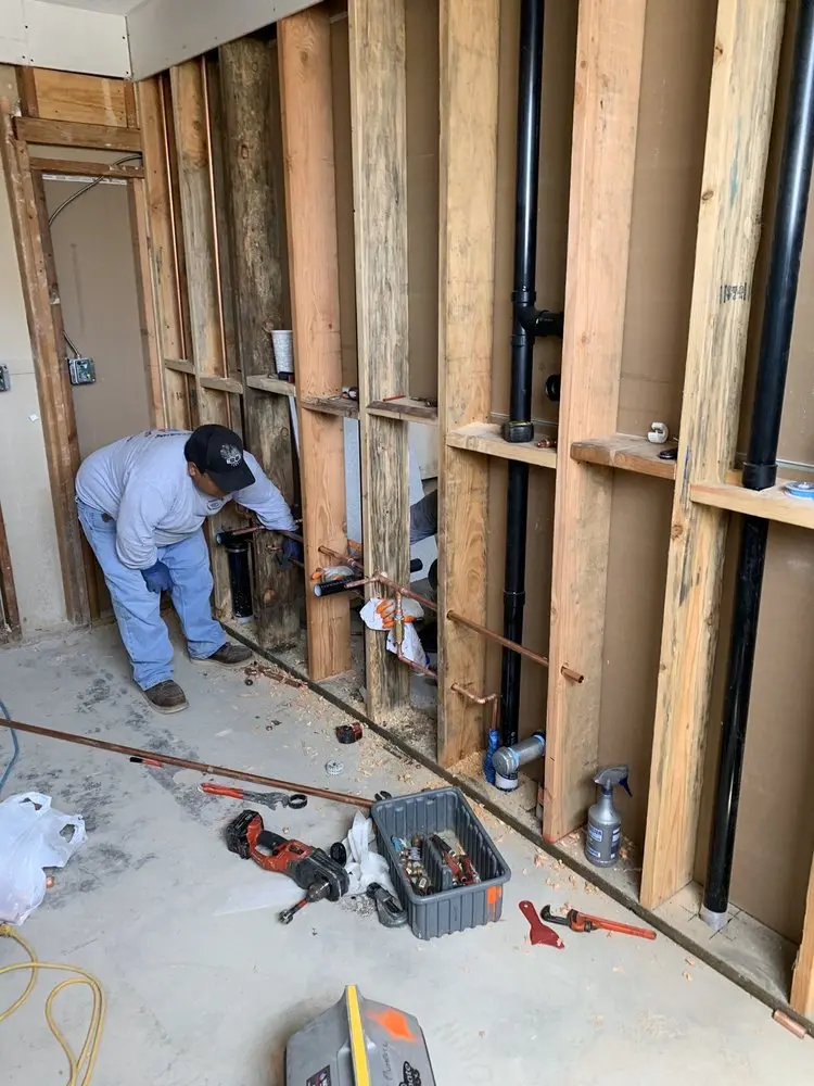 Commercial rough-in plumbing for Commercial Plumbing in Woodard